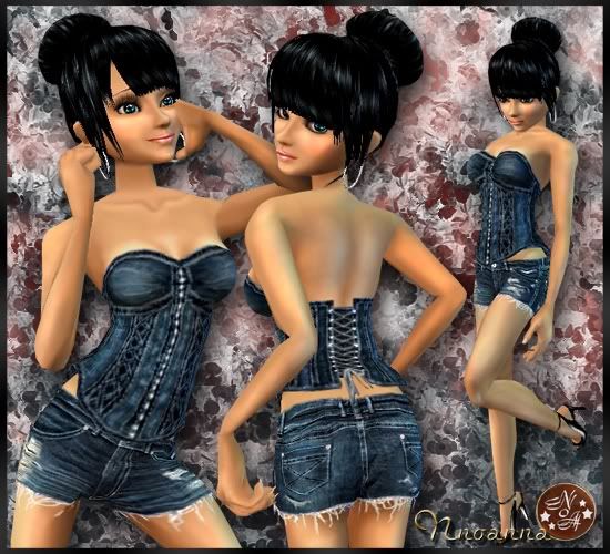 Frayed Jeans by Nnoanna