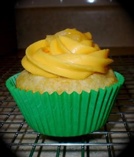 Cornbread Cupcakes with Mac & Cheese Frosting