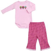 Carters Cute Comfy Combo Set - Pink & Bright Pink