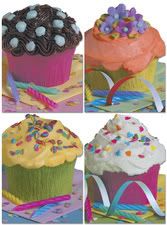 Celebration Cupcakes Birthday Cards