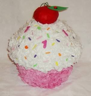 Ladybug Birthday Party on Cherry Sprinkles First Birthday Ladybug Cupcake Pinata  26 00