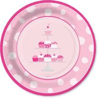 Cupcake Carousel Dinner Plate