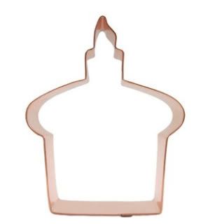 Cupcake Cookie Cutter (with candle)