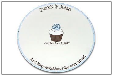Cupcake Guest Signature Platter 12 inch