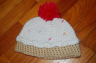 Cupcake Hat by Crochet Creations