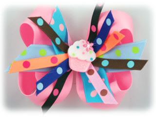 cupcake cutie bow