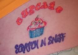 Katelin's Cupcake Tattoo