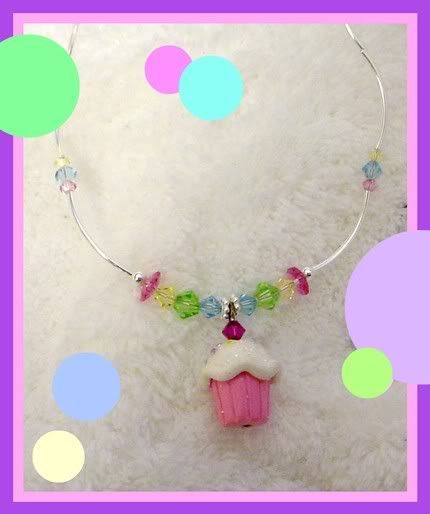 Kawaii Cuppycake Wavey Necklace