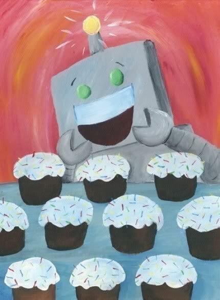 Robots go nuts for cupcakes