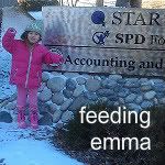 Feeding Emma