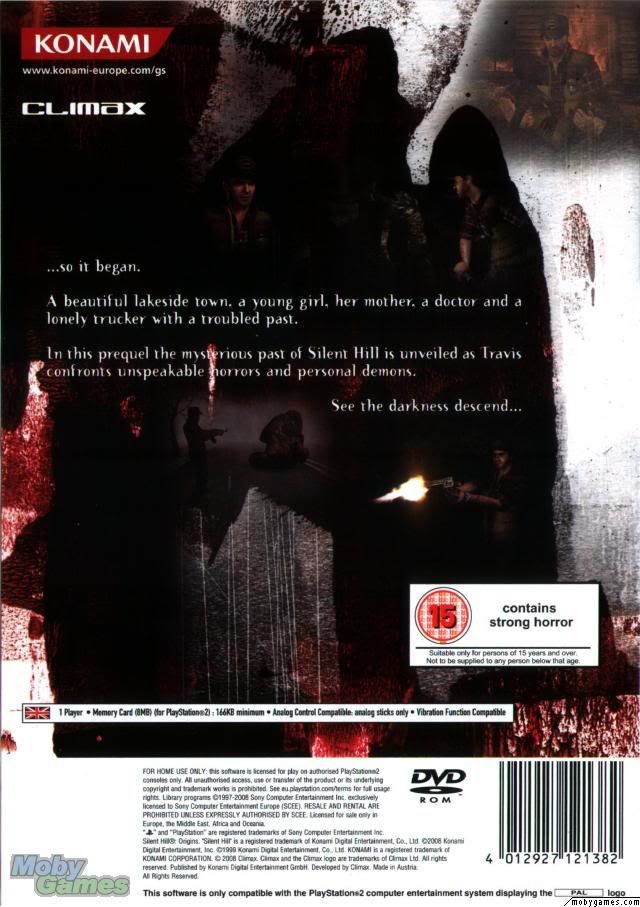 Silent Hill: Origins PS2 PAL - tehPARADOX