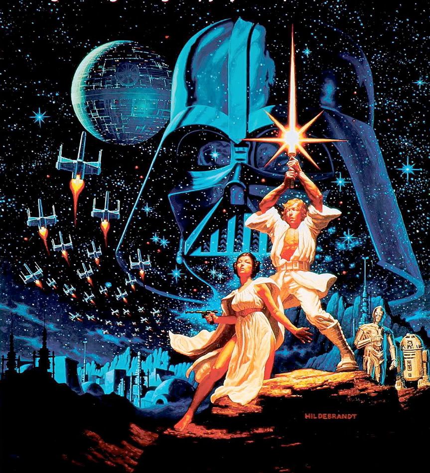 star wars photo: Old Star Wars Poster star_wars_hildebrandt.jpg