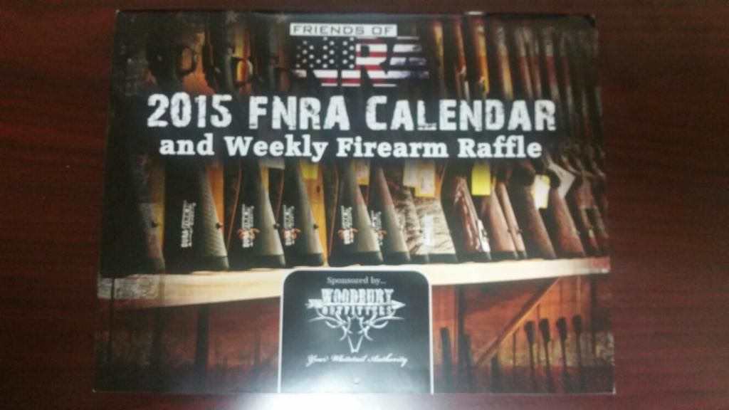 Anyone interested in winning one of 104 guns Friends of NRA calendar