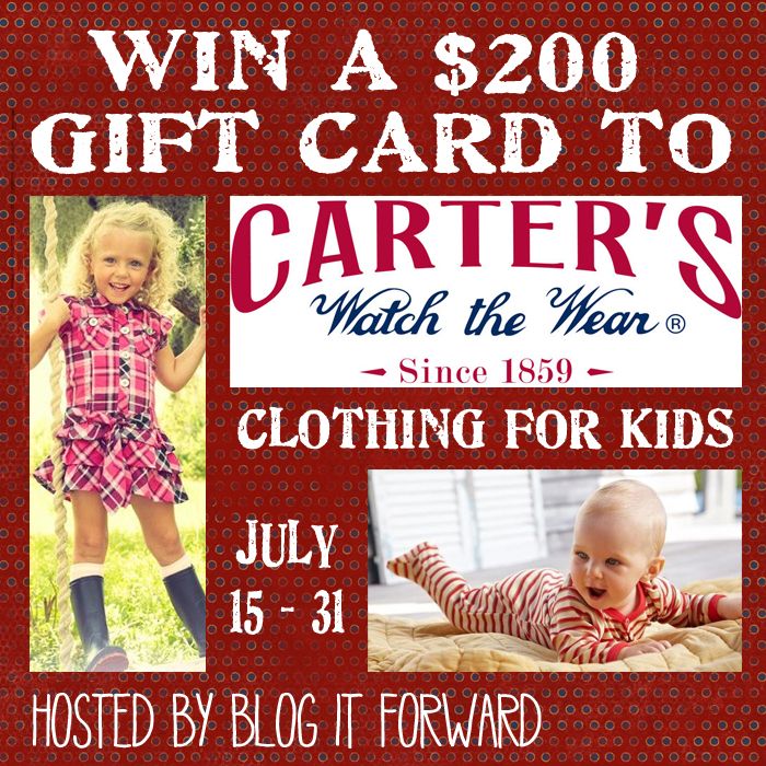 #WIN | $200 Gift Card to Carter's Childrens Clothing | # ...
