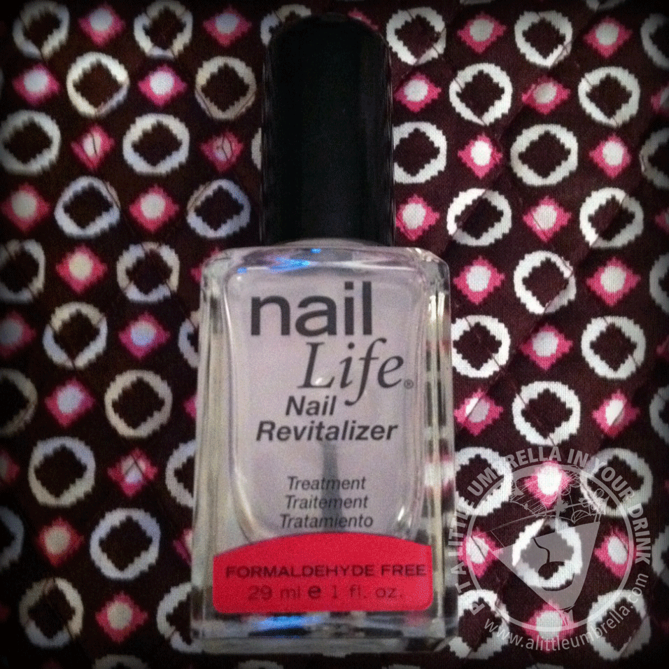 Revitalize your nails with a layer of Nail Life Revitalizer Treatment