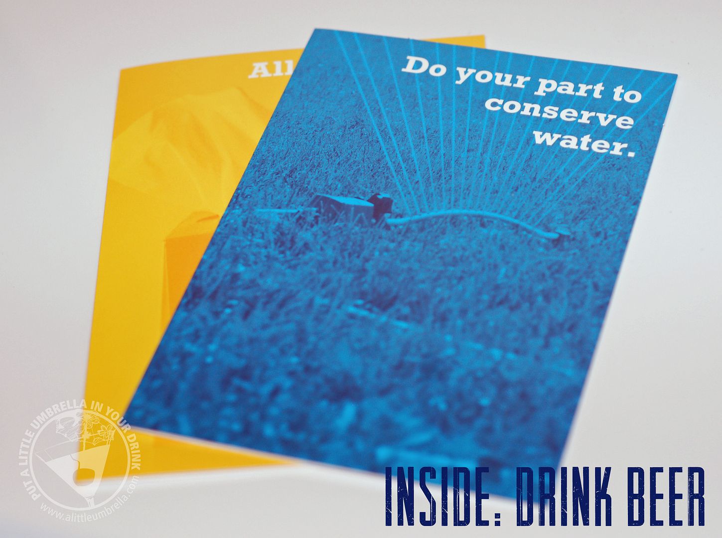 conserve water card Hallmark, BuzzWorthy Cards, #shop, #TrendyCards