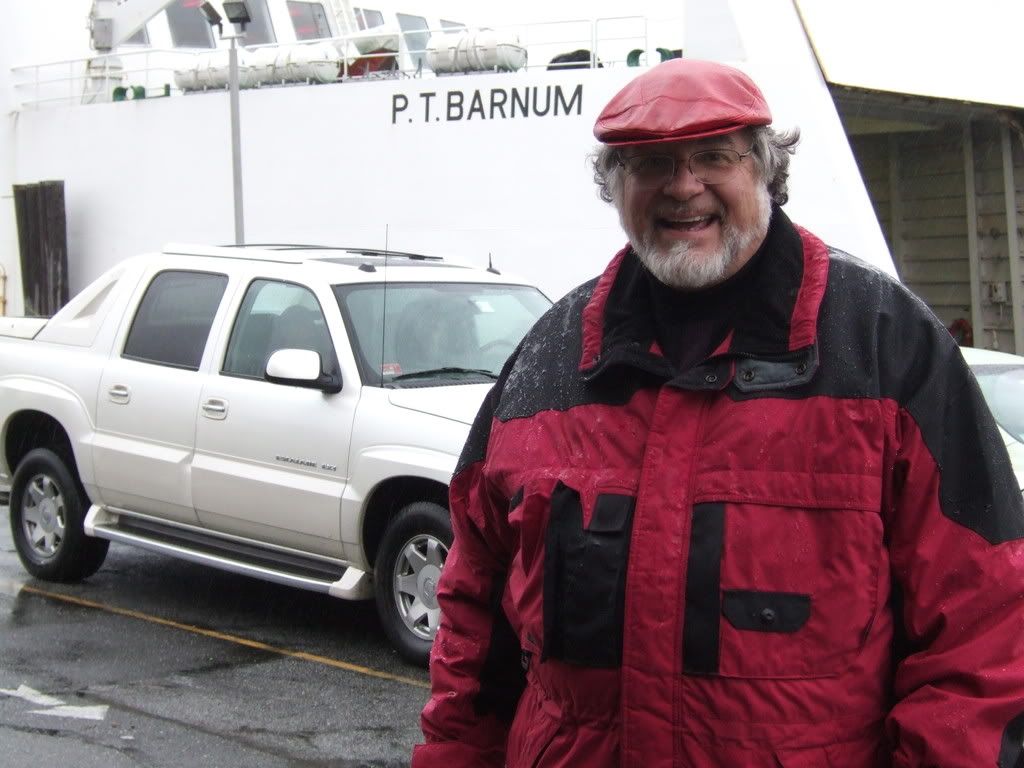 Paul in front of the PT Barnum Ferry