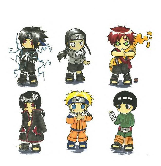all naruto characters pictures. all naruto characters chibi.