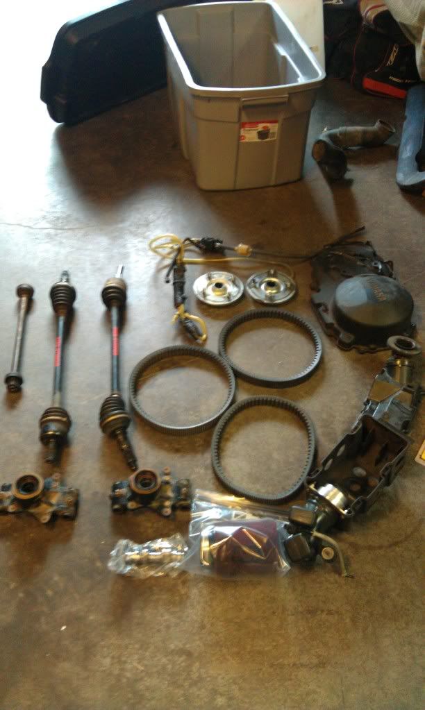 For Sale Plus 6 Gorilla Axles, OEM 700 Belts, Uprights, Filter Adapter