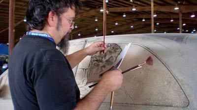Arte en coches sucios