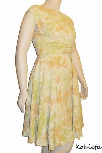 Kobieta 1950's Apron Wrap Dress~Dance to the Beat of a Vintage Drum~Custom Size