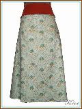 Frosted Bloom~Kobieta~Yoga A-Line Skirt~Custom Size