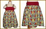 Back to School in Flutterby Yogirt* Combo 2 in 1 Skirt/BBdoll Dress or Top