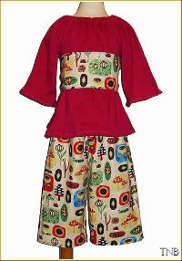 Enchanted Forest~TNB Girls 3pc Set~Size 3T-5/6