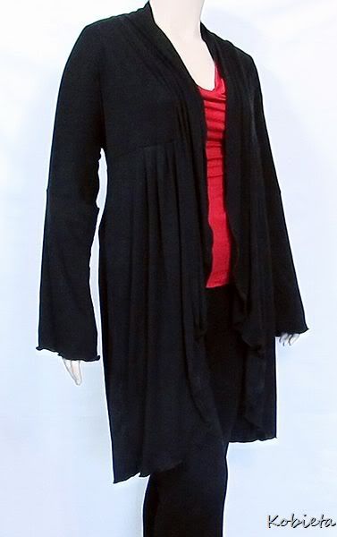 Kobieta Poets Duster Cardigan~Classic design in Stunning Length~Custom Size and Color