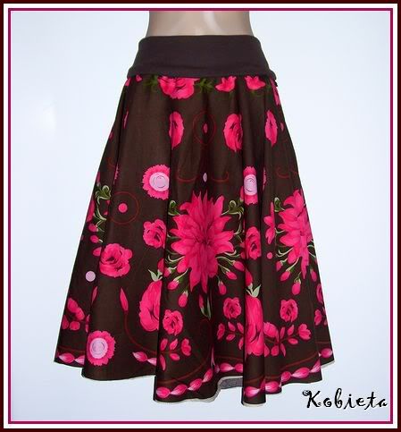Ring in the New Year with a Stunning New Kobieta 1/2 Circle Skirt~Urban Garden