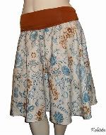 Kobieta~Earth & Sky~Linen & Bamboo 1/2 Circle Skirt~Custom Size