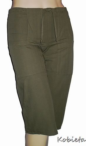 Kobieta Beachster Cropped Hemp Pants~Size Med/Large