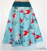 Take Flight II~Patti Young Hummingbird 1/2 Circle Yoga Band Skirt~Custom Size