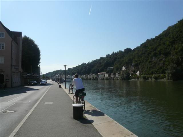 Slice by the Donau in Passau