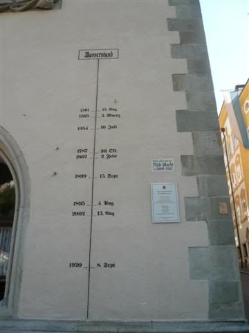 Flood Water Marks Passau