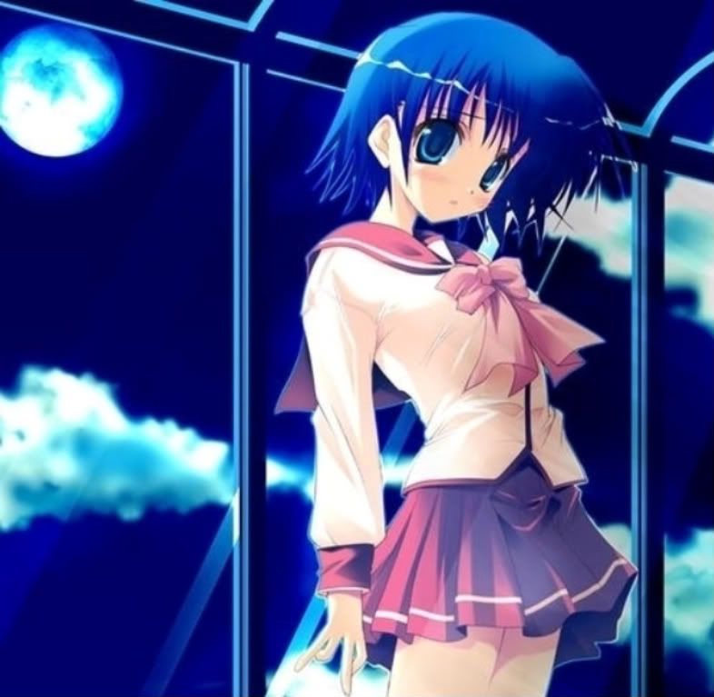 anime girls with blue hair Pictures, Images and Photos