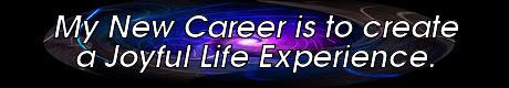 my new career is to create a joyful life experience.. Mike Ludens Law of Attraction Creations