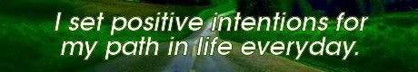 i send positive intentions for my path in life everyday. Mike Ludens Law of Attraction Creations