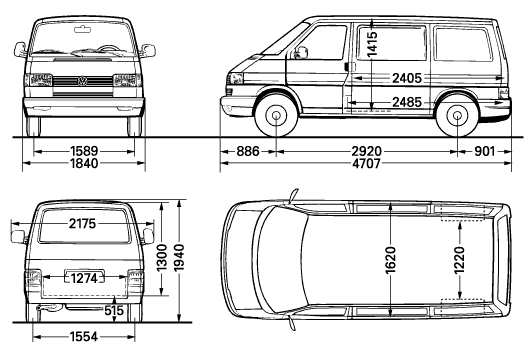 Chrysler voyager internal dimensions #5