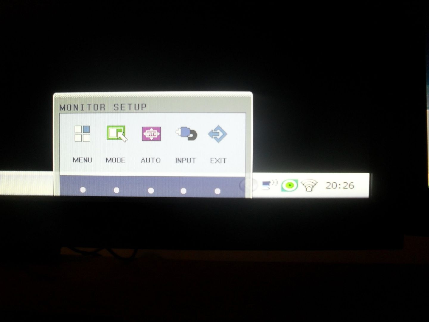 Monitor E2360V Menu Opções Monitor E2360V Menu Opções