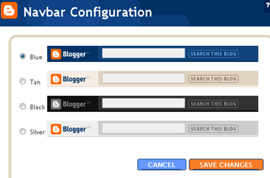 Blogger navbar configuration