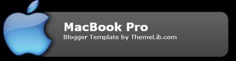 MacBook Pro dark blogger template - Name and Description