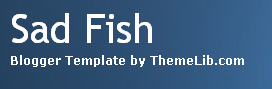 Sad Fish blogger template - Name and Description