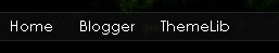 SunRays blogger template - Top nav