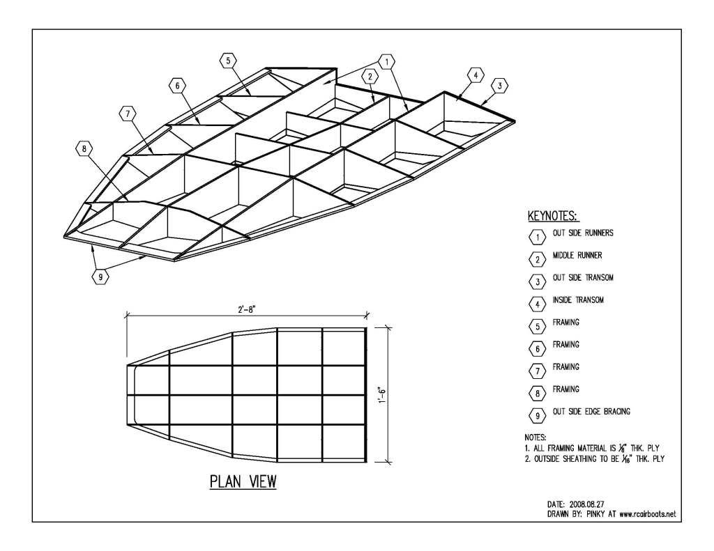 RC Airboat Plans
