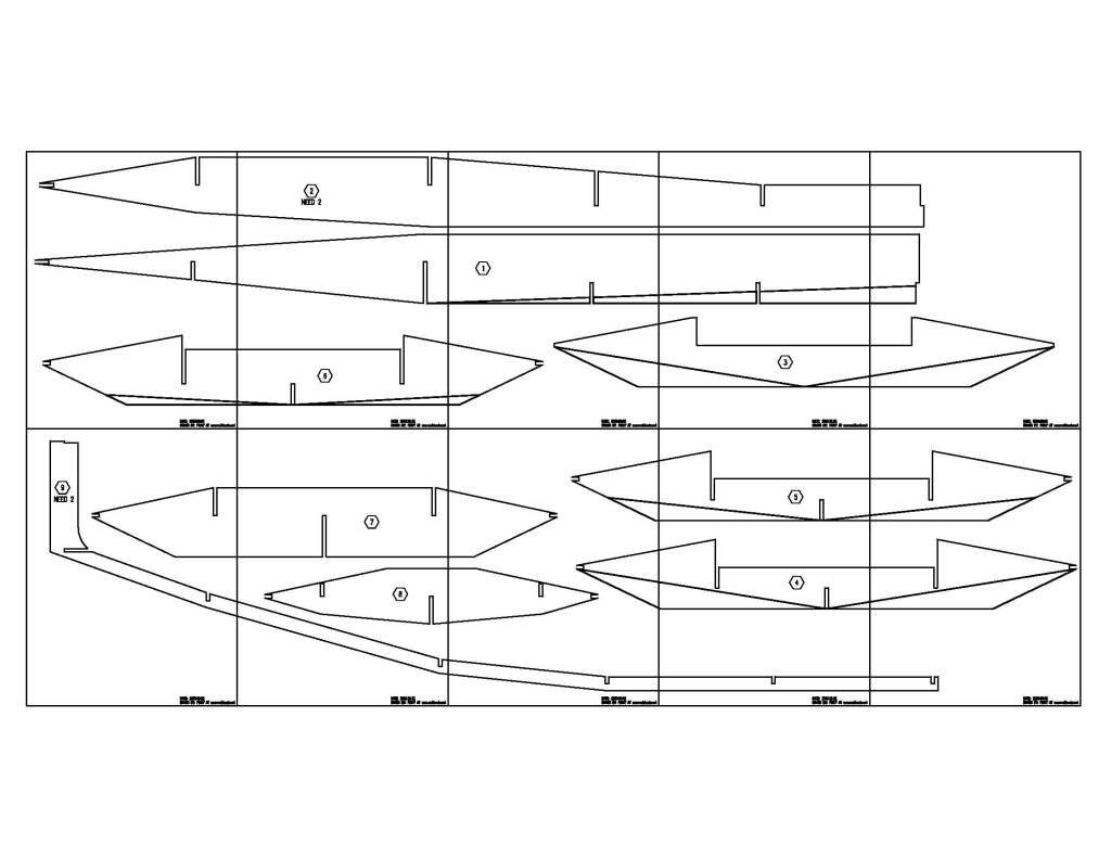 RC Wood Boat Plans