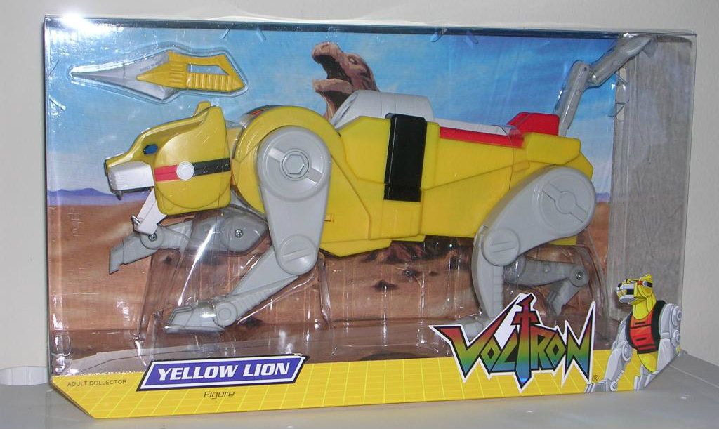 voltron yellow lion toy