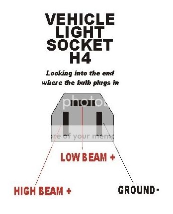 Three Headlight Wires - Which is Hi-Beam? - Toyota 4Runner ... 9003 headlight wiring diagram 