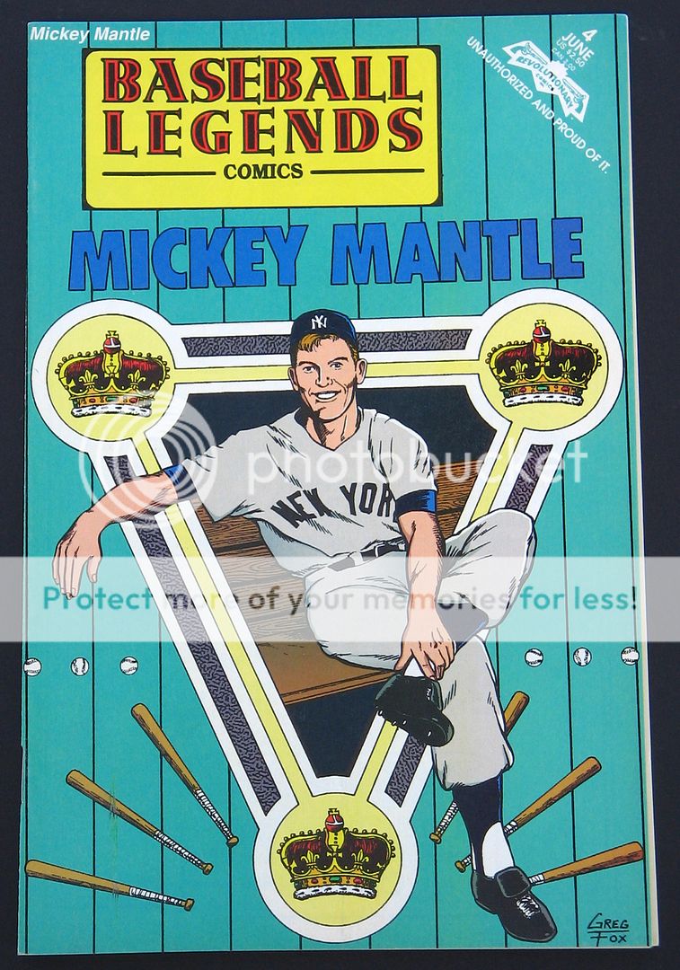 Baseball Legends #4 Mickey Mantle Superstars Revolutionary Comics