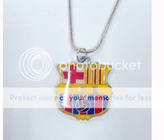 Beautiful FC Barcelona Necklace Pendent  